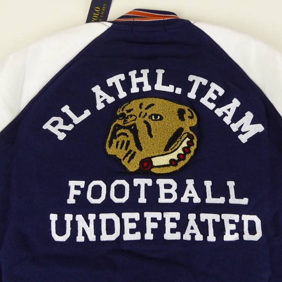 Polo Ralph Lauren Varsity Letterman NYC RL Jacket - Picture 7 of 8